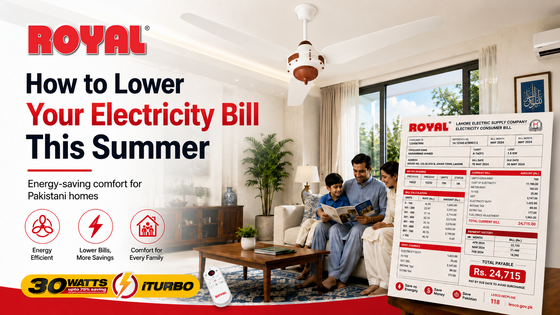 How to Lower Your Electricity Bill This Summer | Royal Fans
