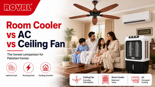 Room Cooler vs AC vs Fan: What’s Best for You? | Royal Fans