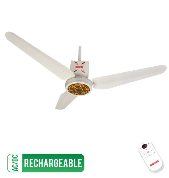 Passion Flora - ACDC Rechargeable Ceiling Fan – Royal Fans