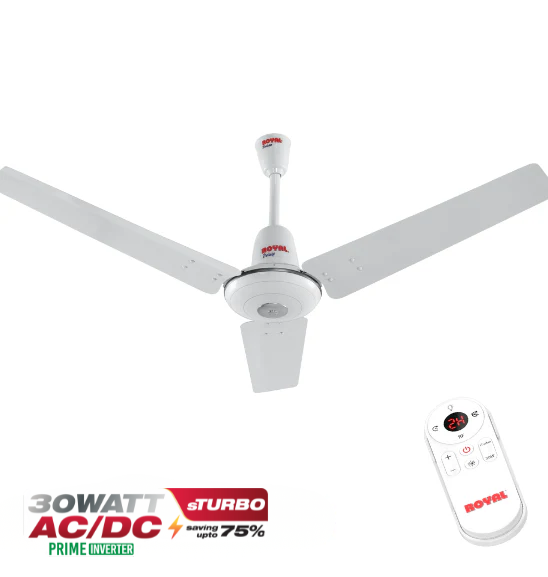 Deluxe - Prime ACDC Ceiling Fan – Royal Fans